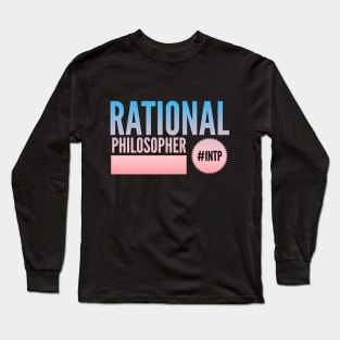 INTP Rational Philosopher Long Sleeve T-Shirt